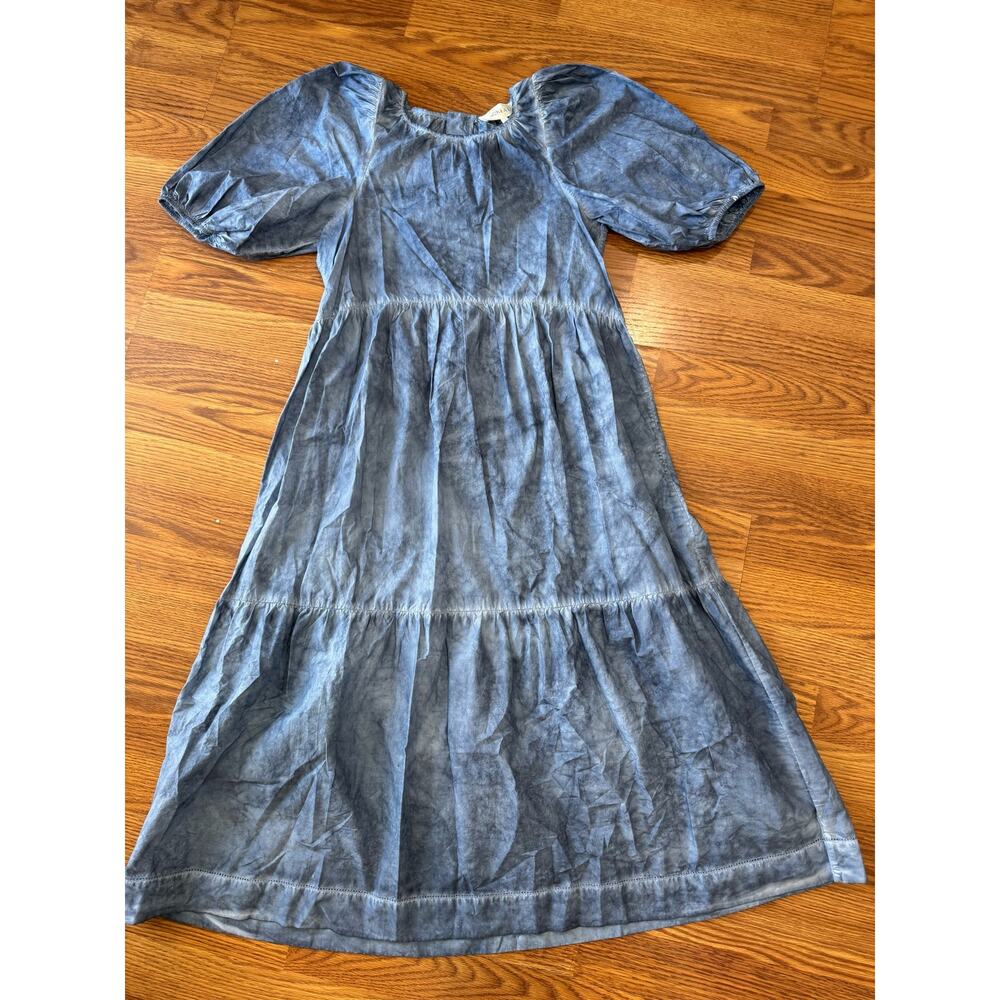 THE GREAT THE PARK DRESS  INDIGO FOG WASH size 1 / US S - Picture 8 of 12